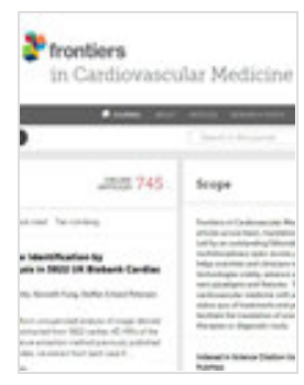 frontiers in cardiovascular期刊