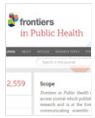 Frontiers in Public Health期刊