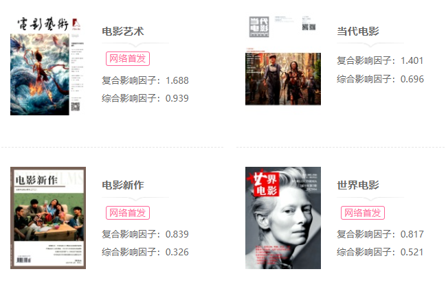 影視類比較好發表的期刊