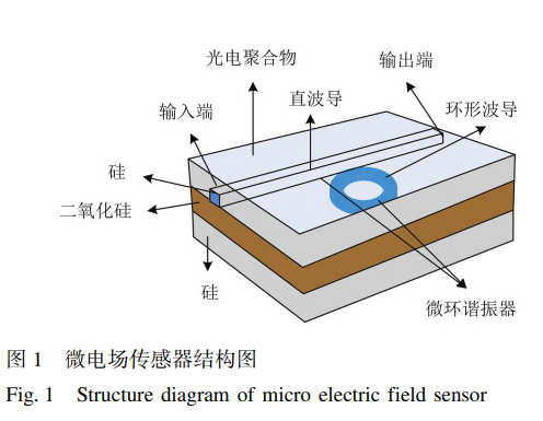 微電場傳感器結(jié)構(gòu)圖