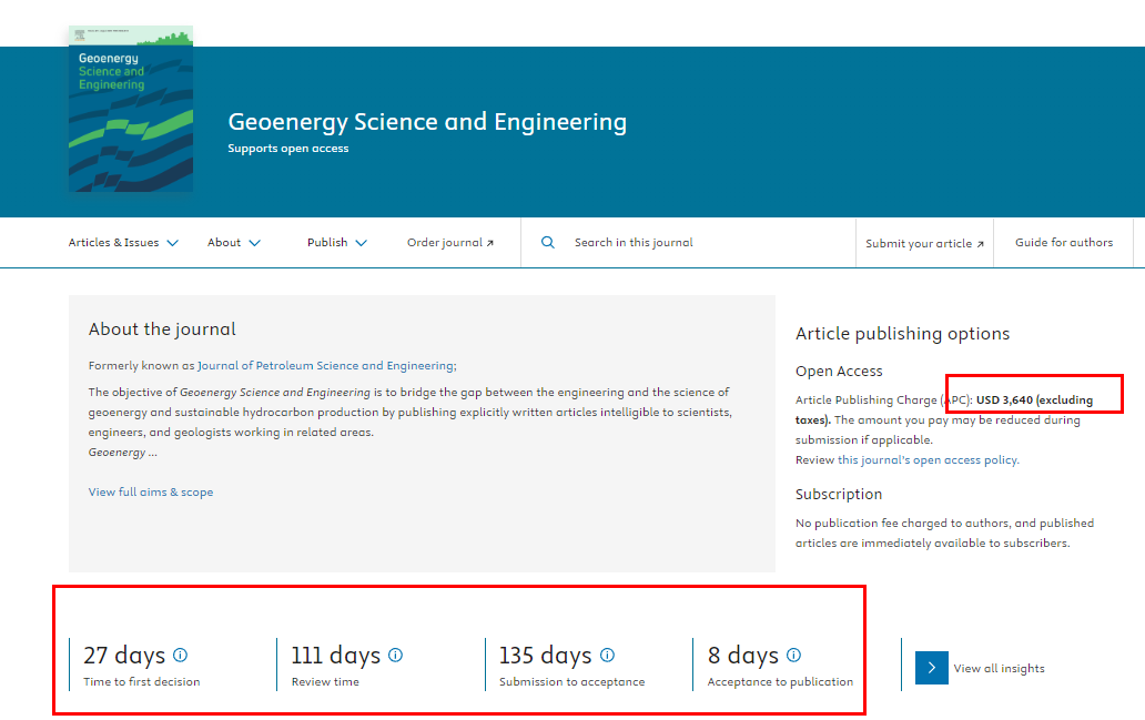 JOURNAL OF PETROLEUM SCIENCE AND ENGINEERING