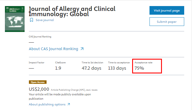 Journal of Allergy and Clinical Immunology: Global