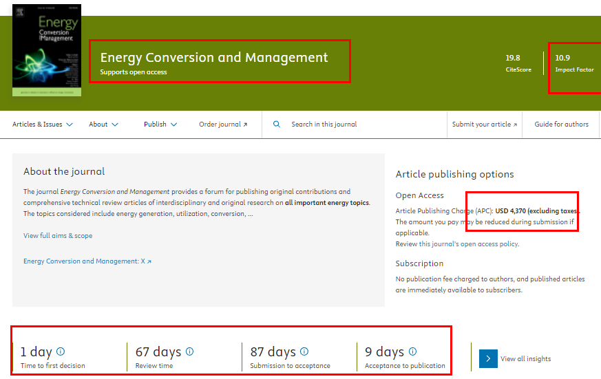Energy Conversion and Management
