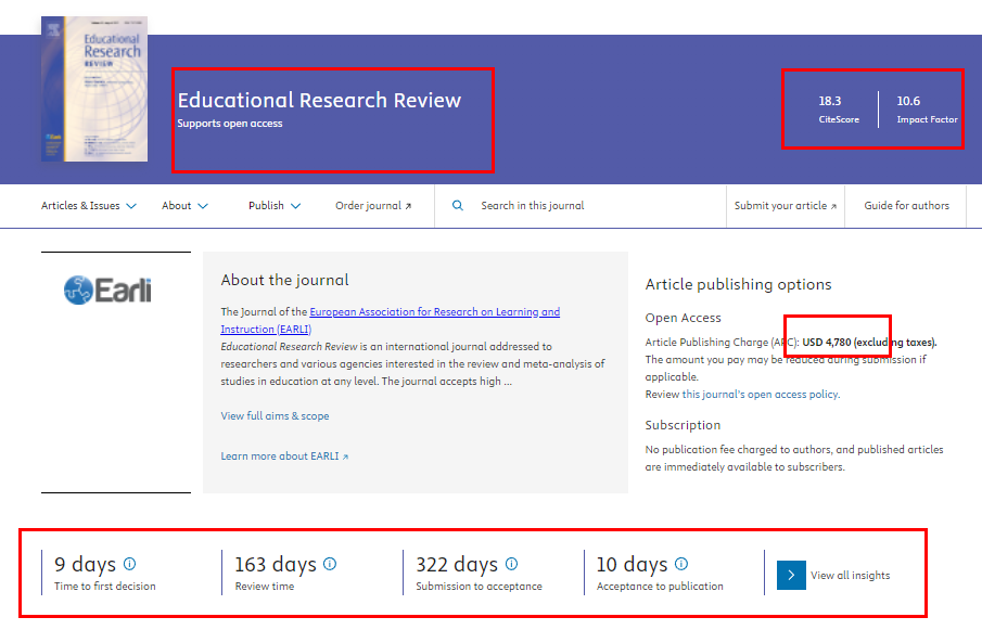 Educational Research Review