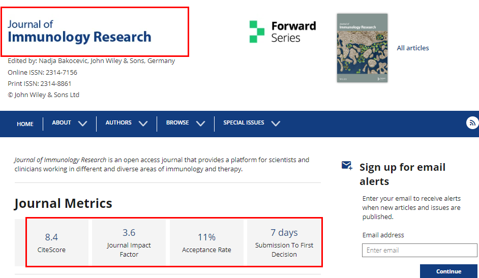 Journal of Immunology Research
