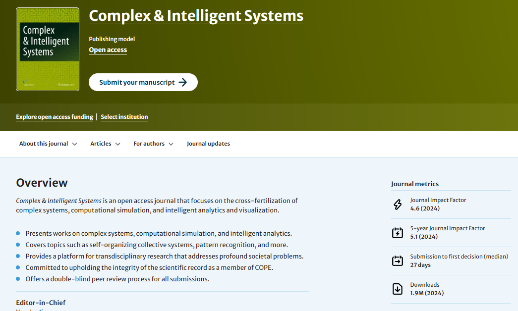 Complex & Intelligent Systems