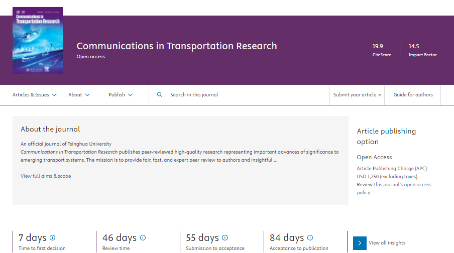 Communications in Transportation Research