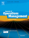 Journal Of Operations Management封面